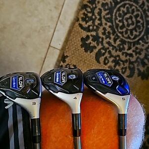 TaylorMade sldr 3 club bundle 3  4 5 hybrid / rescue